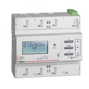 Трехфазный счётчик EMDX? - трансформаторного включения - 4 модуля - выход RS 485