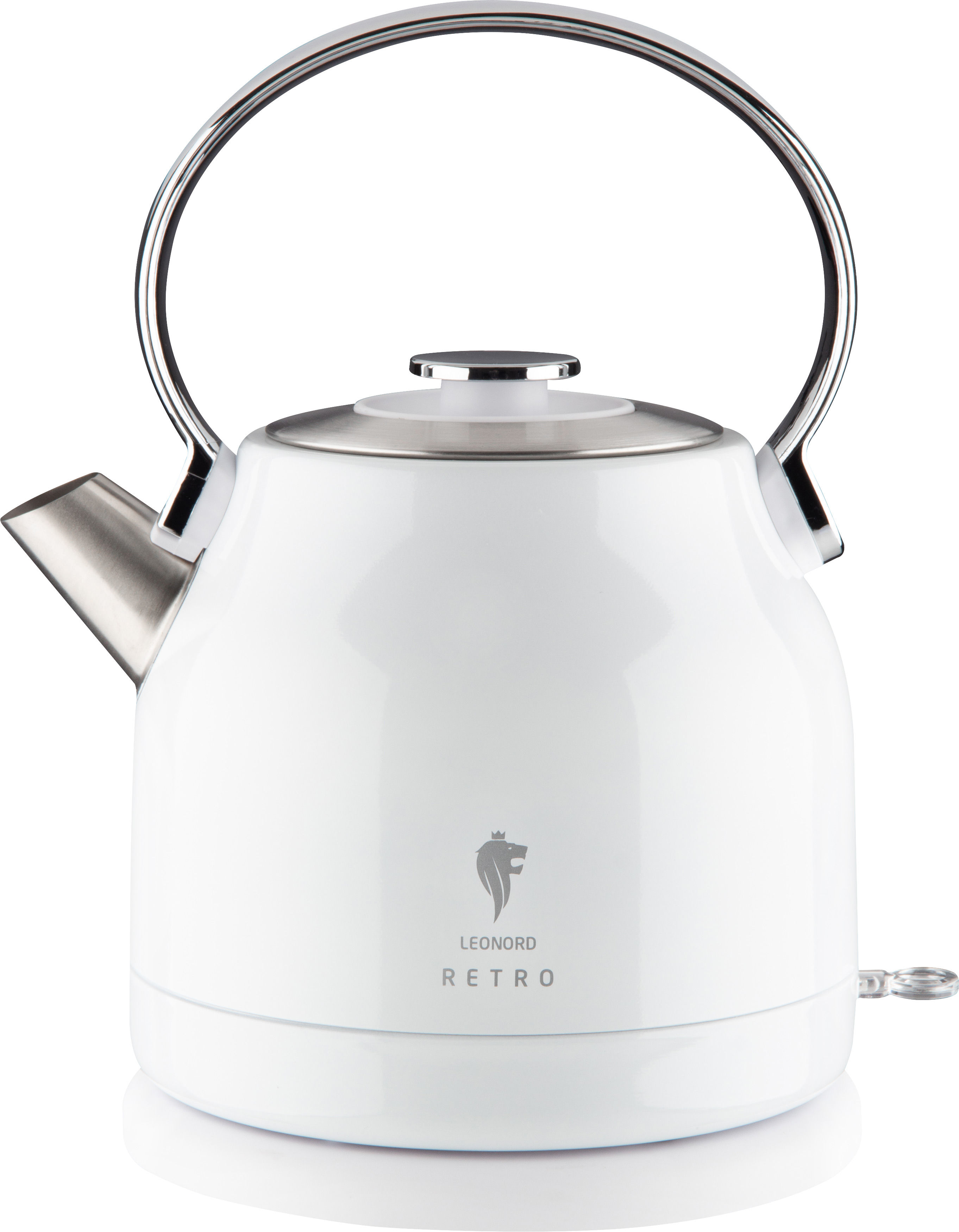 Чайник электрический LE- 1904 RETRO, цвет белый