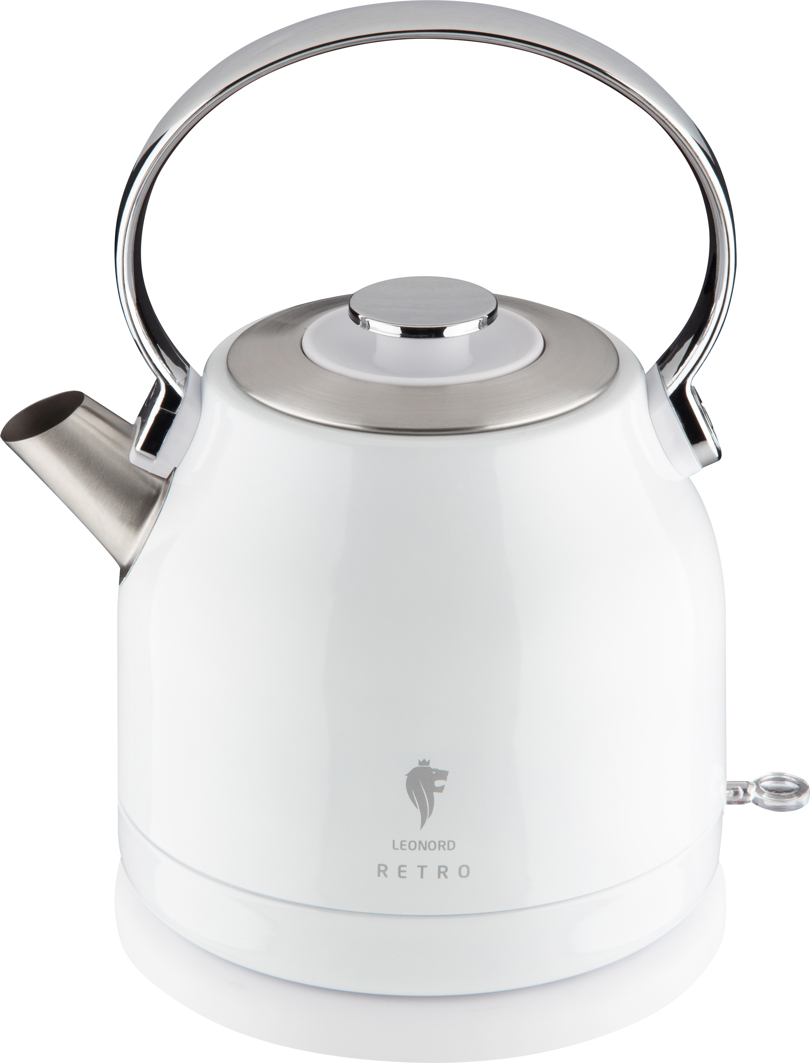 Чайник электрический LE- 1904 RETRO, цвет белый