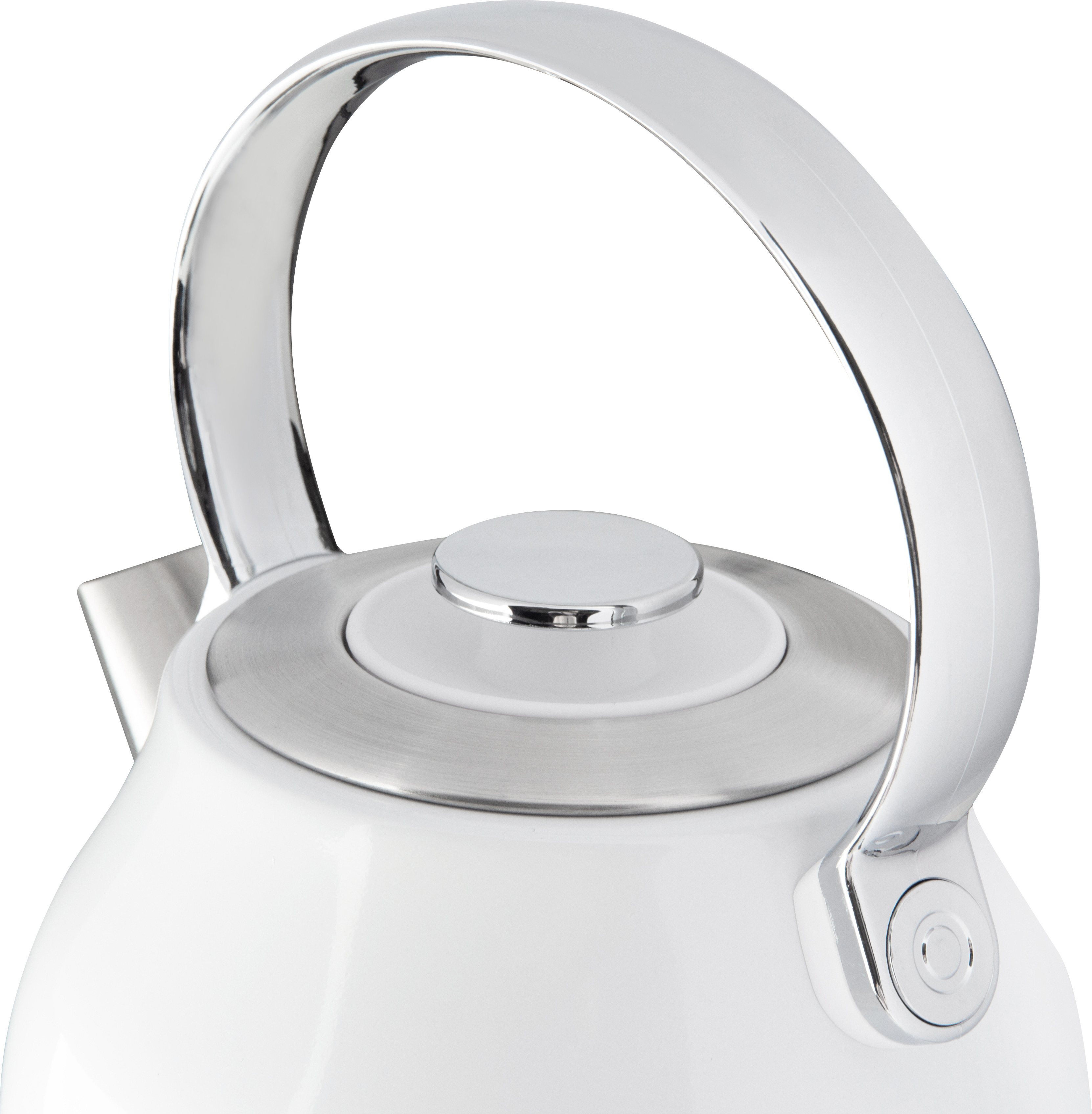 Чайник электрический LE- 1904 RETRO, цвет белый