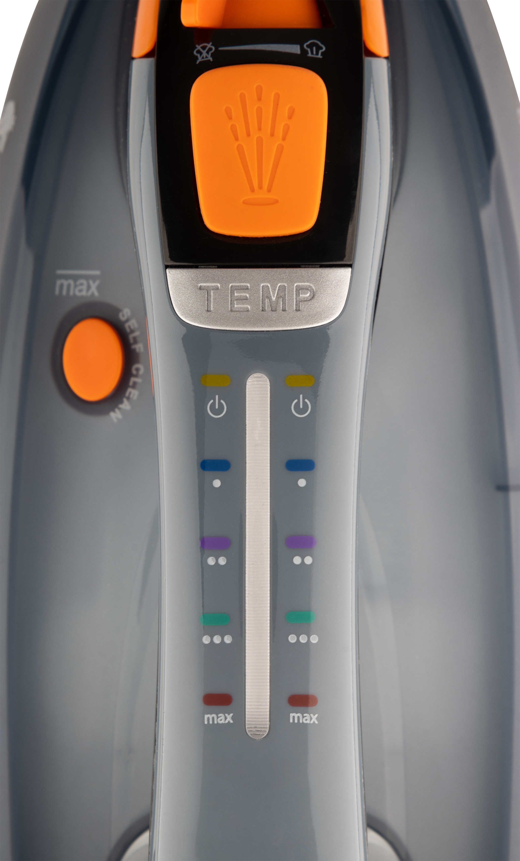 Утюг LE-1803 на 2400 Вт, с электронным управлением, подошва - керамическая