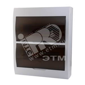 Бокс с прозрачной крышкой ЩРН-П-24 для наружной установки 24-х модульных устройств