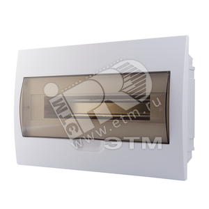 Бокс с прозрачной крышкой ЩРВ-П-24 для внутренней установки 24-и модульных устройств