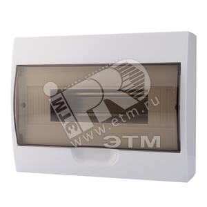 Щит распределительный навесной ЩРН-П-12 пластиковый с прозрачной крышкой