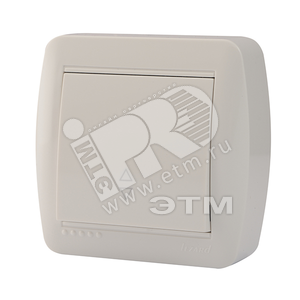 Демет Выключатель проходной белый