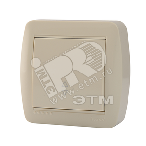 Демет Выключатель проходной крем