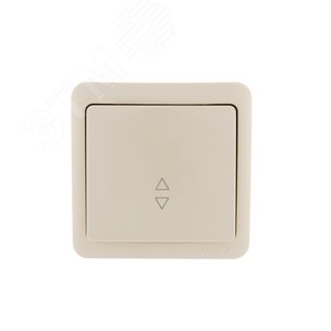 VIOLA Выключатель проходной крем (12шт/144шт)