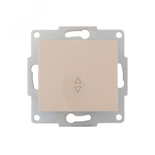 KARINA Выключатель проходной крем (10шт/120шт)