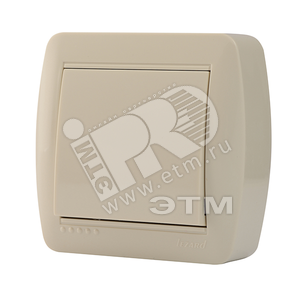 Демет Выключатель наружный бежевый