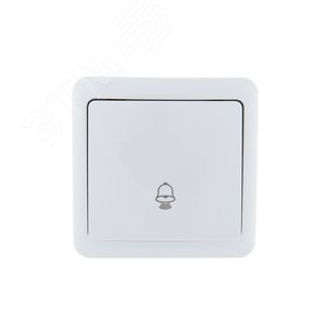 VIOLA Кнопка звонка белый (12шт/144шт)