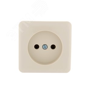 VIOLA Розетка б/з керамика крем (12шт/144шт)