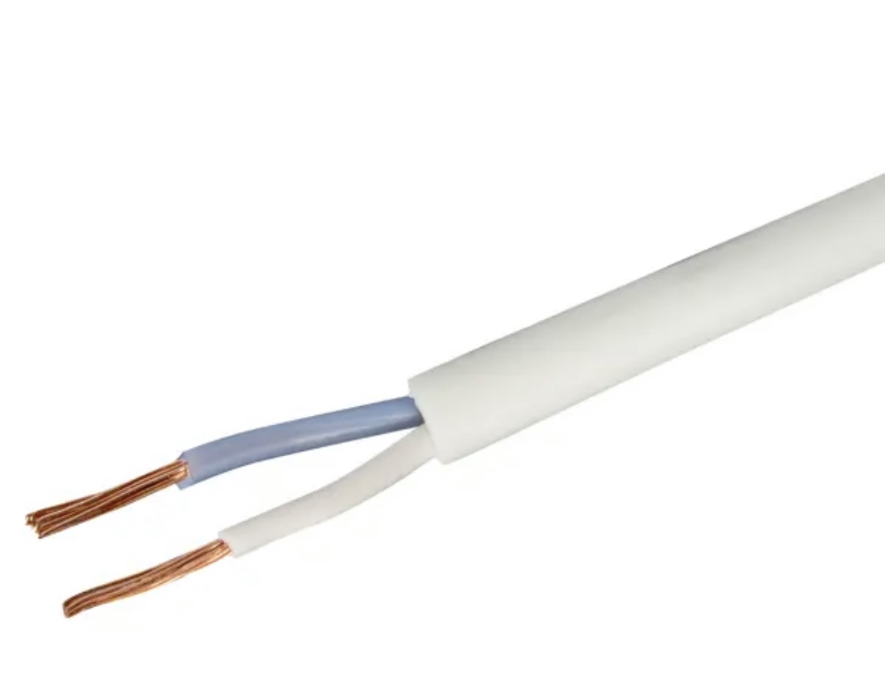 Провод ПРКС 2х1.5-380 белый ТРТС
