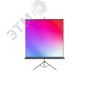 Экран на штативе мобильный 67'' Master View, 1:1, Matte White FiberGlass