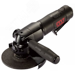 Пневматическая угловая шлифовальная машина (УШМ) 125 мм, 11000 об/мин, с рычажным выключателем MIGHTY SEVEN QB-7115