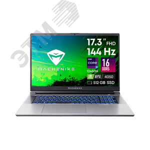 Ноутбук L17 Pulsar 17.3'' IPS Intel Core i5-12450H 16GB/512GB SSD/GF RTX4050 6GB/noOS