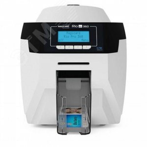 Принтер карт цветной с LCD-дисплеем для двусторонней печати