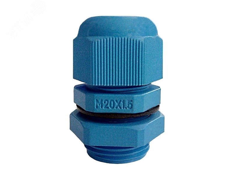 Ввод кабельный пластиковый ПКВ М20х1,5 голубой