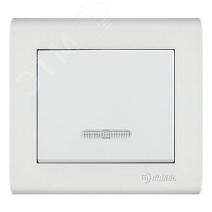 MANOLYA ВЫКЛЮЧАТЕЛЬ 1 КЛАВИШНЫЙ С ПОДСВЕТКОЙ