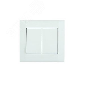 Defne бел  выключатель  2 кл