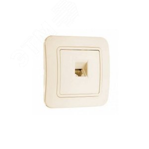 Lillium Розетка TF евро бежевая