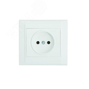Defne бел  розетка б/з (керамика)