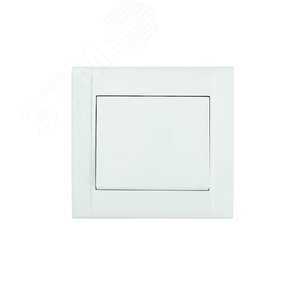 Выключатель одноклавишный, бежевый