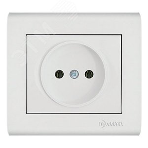 MANOLYA Розетка скрытая установка, без заземляющего контакта