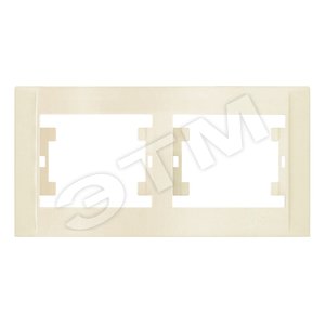 Defne Рамка 2 поста бежевая