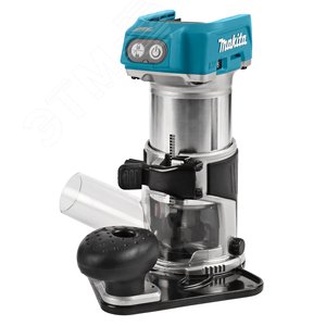 Фрезер кромочный аккумуляторный бесщеточный 18 В, 10000-30000об/м, цанга 6-8мм, сменные платформы, кейс (без АКБ и ЗУ)