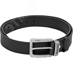 Ремень кожаный черный размер M