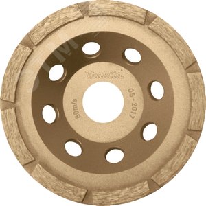 Чашка алмазная однорядная ''Эконом''115x22,23 (грубая шлифовка, для УШМ 115 мм)