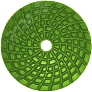 Диск алмазный полировальный гранит/мрамор d100 мм, светло-зеленый (зерно 1500)