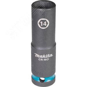 Головка торцовая ударная удлиненная Impact Black 1/2'' 14x81,5 мм