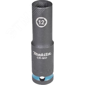 Головка торцовая ударная удлиненная Impact Black 1/2'' 12x81,5 мм