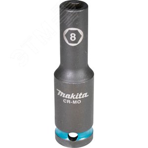 Головка торцовая ударная удлиненная Impact Black 1/2'' 8x81,5 мм