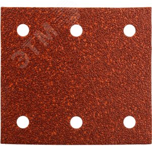 Бумага шлифовальная на липучке 114х102 мм, A40 (10 шт)