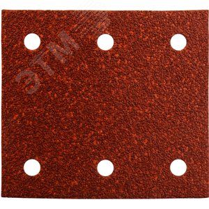 Бумага шлифовальная на липучке 114х102 мм, A60 (10 шт)