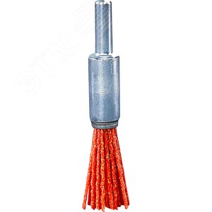 Щетка нейлоновая кистевая (d12 мм, красная, G80, 6 мм)