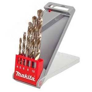 Сверла M-force набор 5 шт (4, 5, 6, 8, 10 мм)