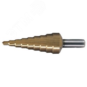 Сверло ступенчатое HSS-TiN с прямым желобком, 4-32x102, 6 мм