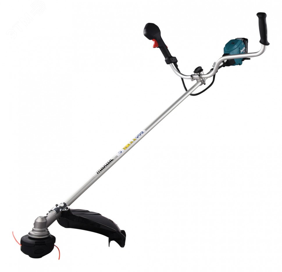 Коса аккумуляторная бесщёточный двигатель, XGT 40vMAX, 1кВт, велорукоятка, ширина скашивания 43см, М