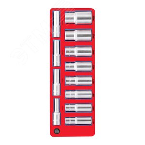 Набор глубоких головок 1/2”, шестигранные, ложемент, 12 предметов МАСТАК 5-014012