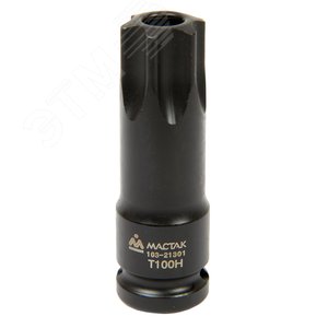 Насадка (бита) торцевая 1/2", TORX TR, T100H, L=78 мм, для шкива распредвала МАСТАК 103-21301