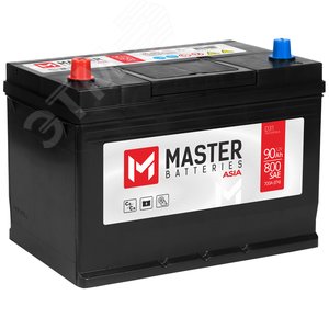 Аккумулятор автомобильный MASTER BATTERIES Asia 90Ah L+