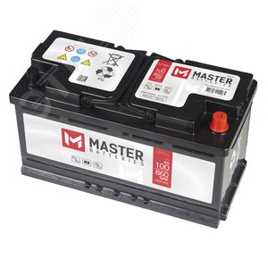 Аккумулятор автомобильный MASTER BATTERIES 100Ah R+