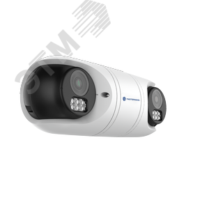 Видеокамера IP 2Мп  сдвоенная Dual ИК-50м с PoE(2.8мм)