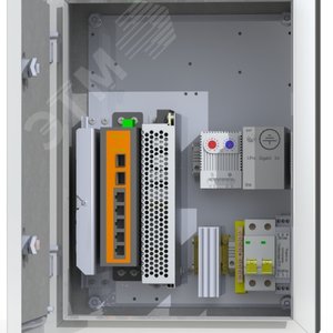 Узел коммутационный 4хPoE, 2хSFP, 4хSC, IP66, 300х400х210 мм