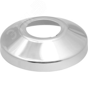 Чашка декоративная (отражатель) 3/4' (65х25х15мм) конус (нержавеющая сталь, хромированная)