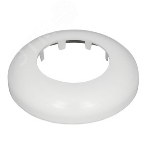 Чашка декоративная (отражатель) 40 мм (73х40х15мм) для сифонов (пластик, белая)