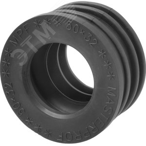 Манжета для канализации черная ТЭП 50х32